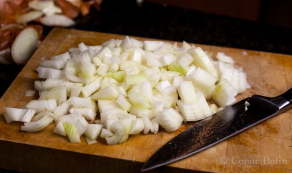 Onions chopped