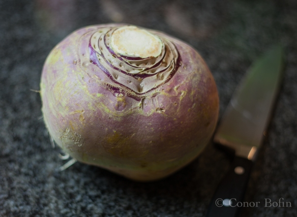 The gratuitous turnip shot. I'll bet you didn't see that coming.