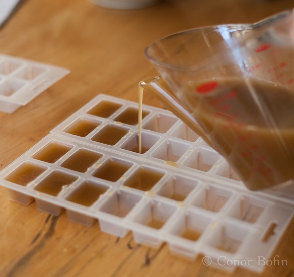 The ice cube trick give great flexibility for adding to soups, stews, chilis or whatever.