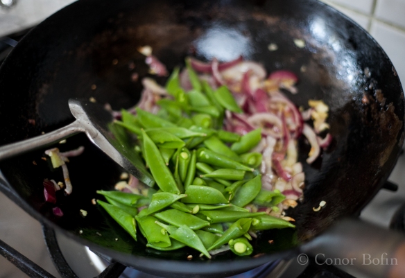 The beans add a lovely bit of colour and crunch to any stir-fry.